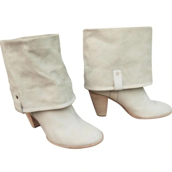 3/$30 Marc by Marc Jacobs Gray Eggshell Convertible Boots - Picture 2 of 14